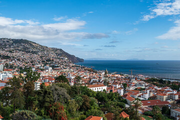 Fototapeta premium Funchal Madeira and Desert islans.
