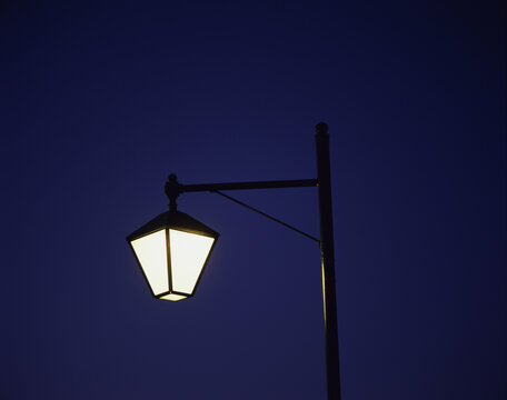 Low angle view of a street light