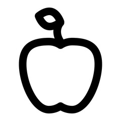 apple line icon
