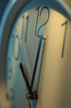 Close-up of a clock