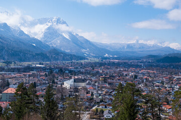 Landscape near Garmisch-Partenkirchen in Bavaria