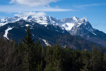 Landscape near Garmisch-Partenkirchen in Bavaria