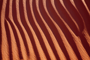 Rippled pattern on sand, Glen Canyon National Recreation Area, Utah, USA