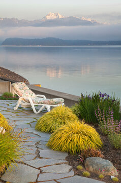 USA, Washington, Seabeck, sunrise Hood Canal