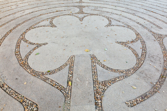 Mexico, Tecate, Rancho La Puerta, Garden decoration