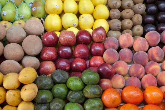 Mexico, Guanajuato, San Miguel de Allende, Fresh produce in market