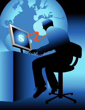 World Wide Commerce 1 2006 Linda Braucht (20th C. American) Computer Graphics