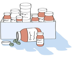 Prescription Shoebox, Linda Braucht (b.20th C./American), Computer graphics