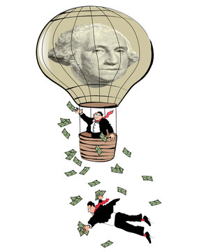 Money Man 3, Linda Braucht (20th Century/American), Computer Graphics