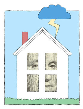 George's Home 2, Linda Braucht (b.20th C./American), Computer graphics