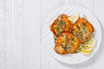 chicken piccata with lemon capers butter sauce