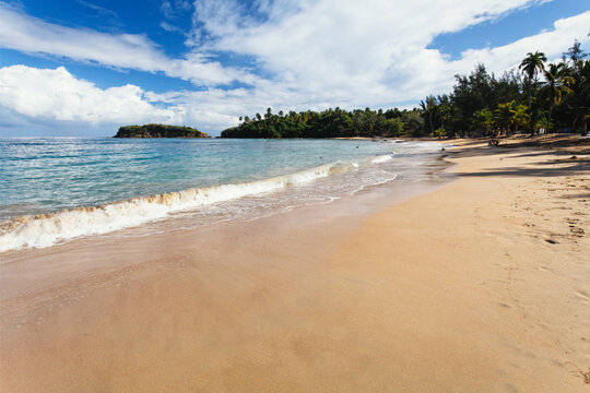 Waves on the beach, Cerro Gordo, Vega Alta, Puerto Rico