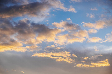 Obraz premium Evening sky background