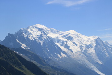 Fototapeta na wymiar Mont blanc Chamonix, aiguilles 