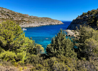 Fototapeta premium Anthony Quinn Bay, Rhodes island,