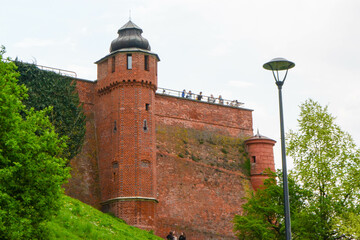Krakow Poland May 03, 2021 The royal castle at Wawel in Krakow. High quality photo