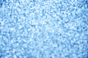 Festive background. Blue background with bokeh. Blurred background. Abstraction circles.