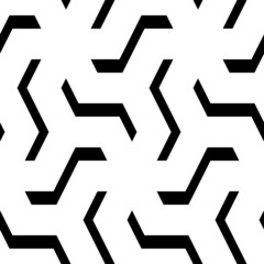 Curves. Zigzag figures. Repeated broken lines background. Linear motif. Grate wallpaper. Grid backdrop. Digital paper, page fills, web design, textile print ornament. Seamless modern abstract pattern.