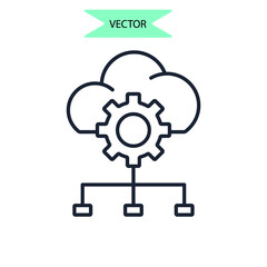 business model icons  symbol vector elements for infographic web