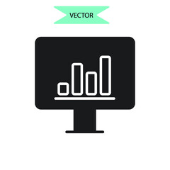 environment analysis icons  symbol vector elements for infographic web