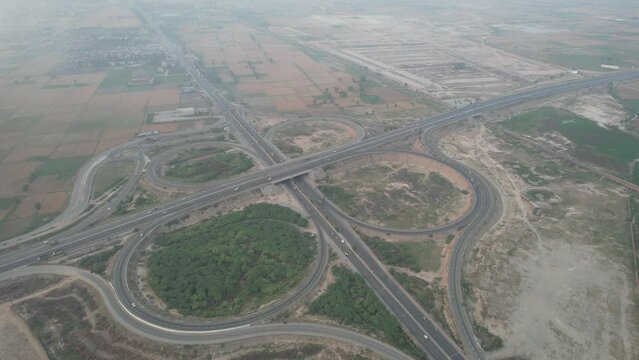 Gorgeous Aerial Views of Kala Shah Kako, Ravi Ryan and SA Gardens Housing Society Punjab Pakistan