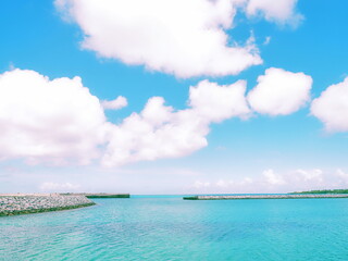 与論島の美しい海