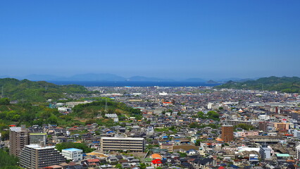 松山総合公園からの北側（和気・堀江）方向1