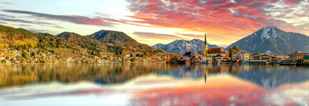 Rottach Egern, Tegernsee, Bayern, Deutschland 