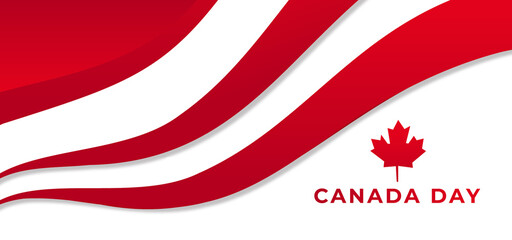Happy Canada day, Canada victory, independence day, Canada flag, celebration maple leaf icon, national holiday fete du canada background, poster, sale banner greeting card illustration