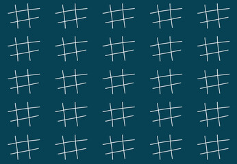 Seamless Hash pattern