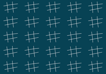 Seamless Hash pattern