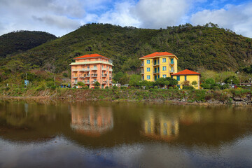 Fototapeta premium Deiva Marina resort in Liguria, Cinque Terre, Italy, Europe