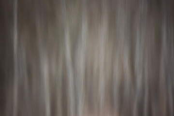 Abstract blurred background. Reflection of tree trunks in the river. Creative photo. Brown gray abstract background.