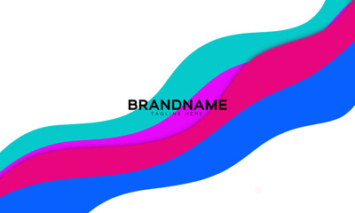 colorful gradient business card template abstract business card vector illustration