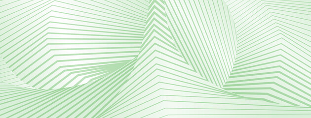 Abstract background made of groups of lines in green colors