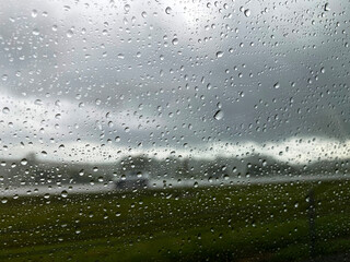 rain drops on window