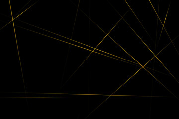 Abstract black with gold lines, triangles background modern design. Vector illustration EPS 10.