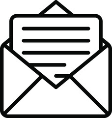 Mail icon. Envelope sign. Vector Illustration. Transparent background. Email icon. © Volodymyr