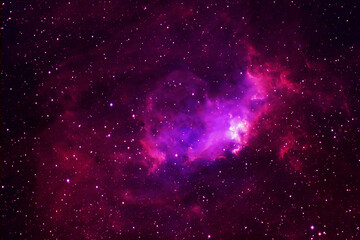 Beautiful space nebula. Elements of this image furnished by NASA