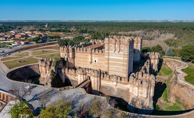 Coca Castle, Castillo de Coca in Segovia province