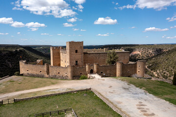 The famous medieval castle of Pedraza in the province of Segovia (Spain)