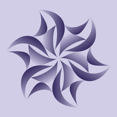 abstract flower vector