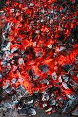 Charcoal combustion