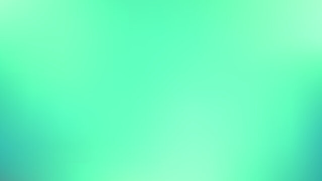 Light Mint Green Color Gradient Defocused Blurred Motion Abstract Background Vector Illustration, Widescreen, Horizontal