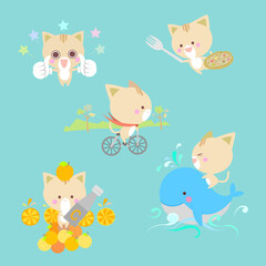 A cute cat that compliments, comforts, and cheers