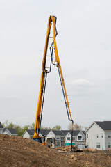 Elephant crane or concrete pump crane
