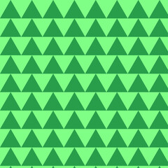 Green triangles pattern. Technology science background. Simple geometric wallpaper. Vector illustration. stock image. 