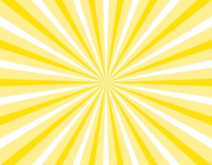 集中線　余白　スペース　シンプル　オレンジ　黄色