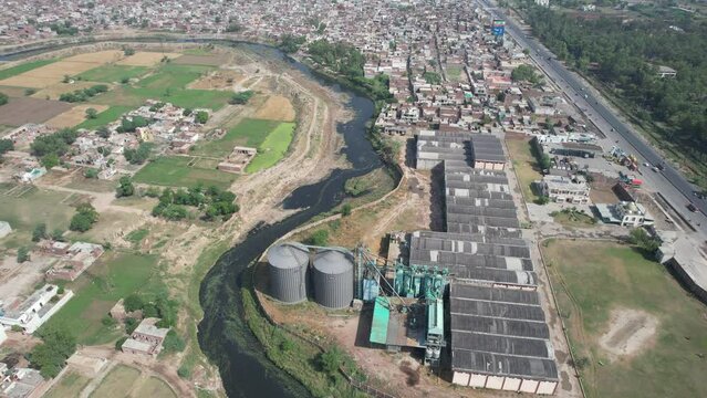 Gorgeous Aerial Views of Kala Shah Kako, Ravi Ryan and SA Gardens Housing Society Punjab Pakistan