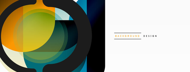 Geometrical minimal wallpaper. Geometric shapes. Vector illustration for wallpaper banner background or landing page